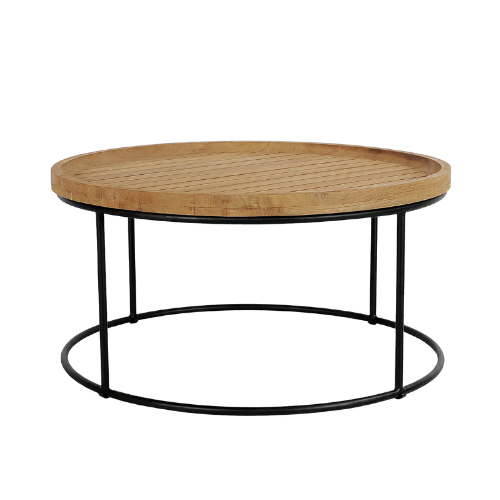 Island Round Coffee Table Slate 100