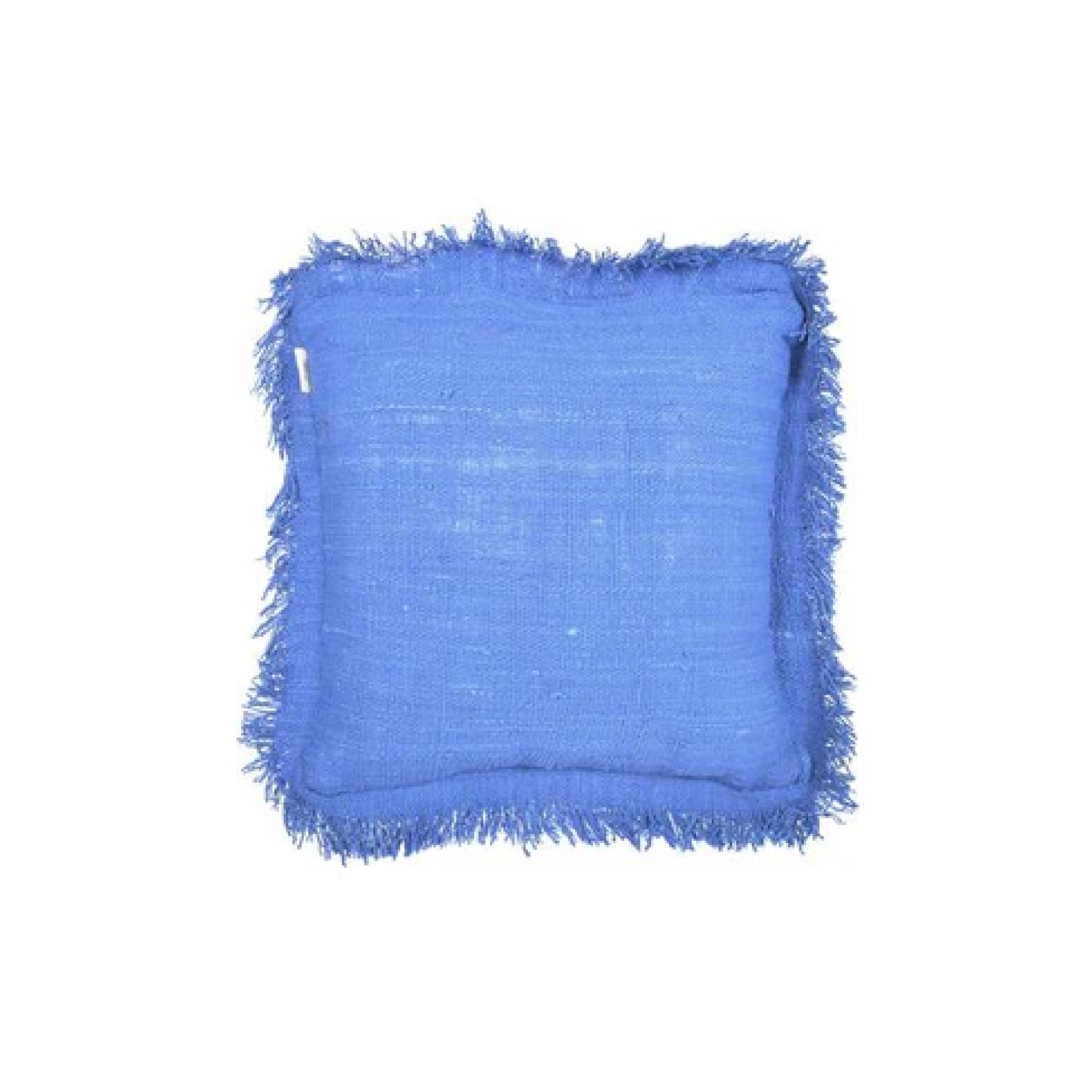 Rustic Cushion With Fringing