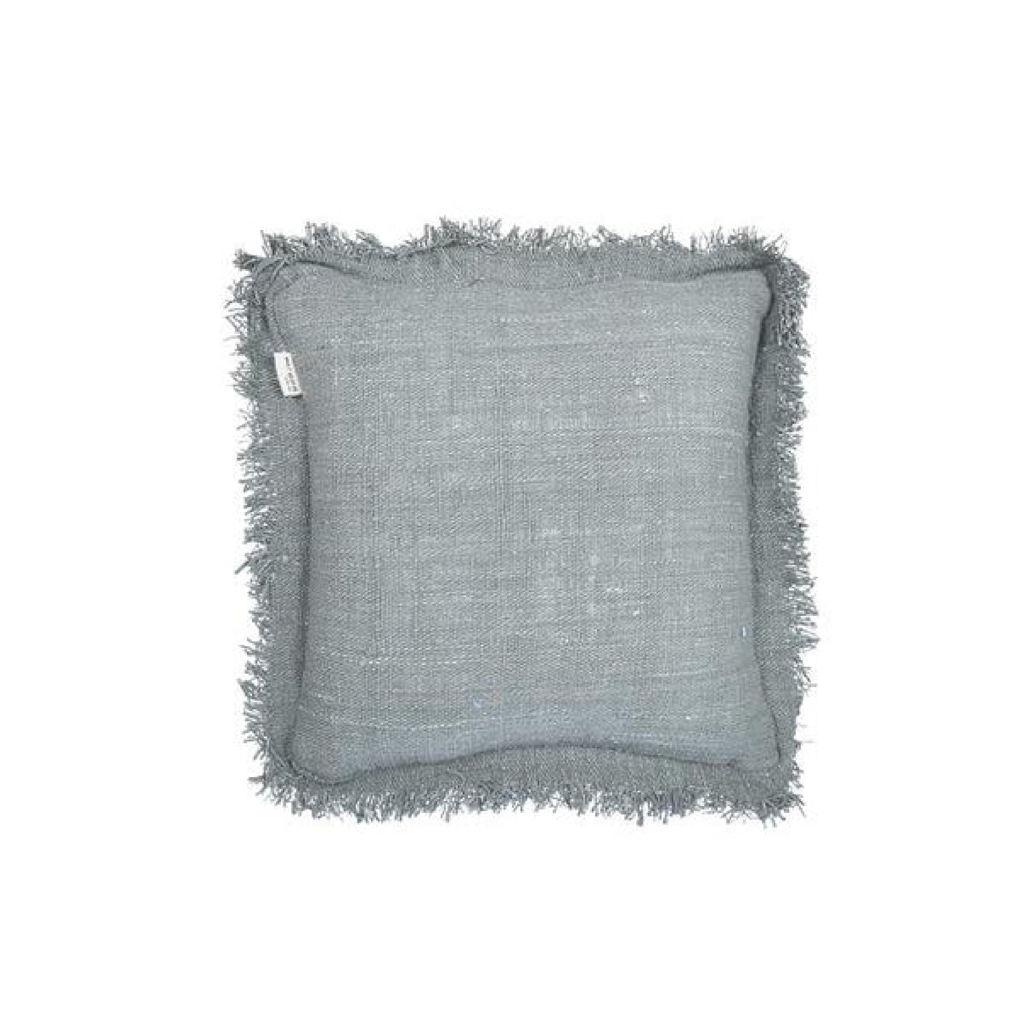 Rustic Cushion With Fringing