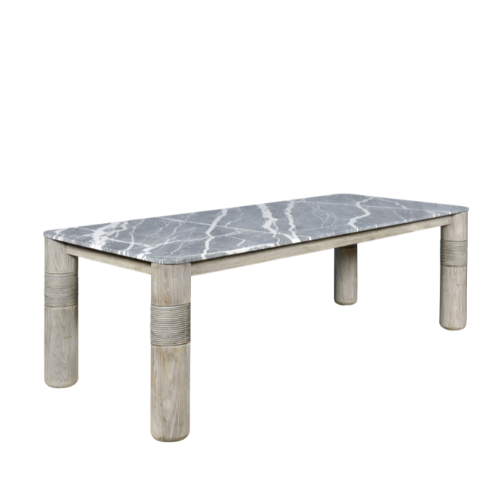 Hercules Dining Table Marble Top