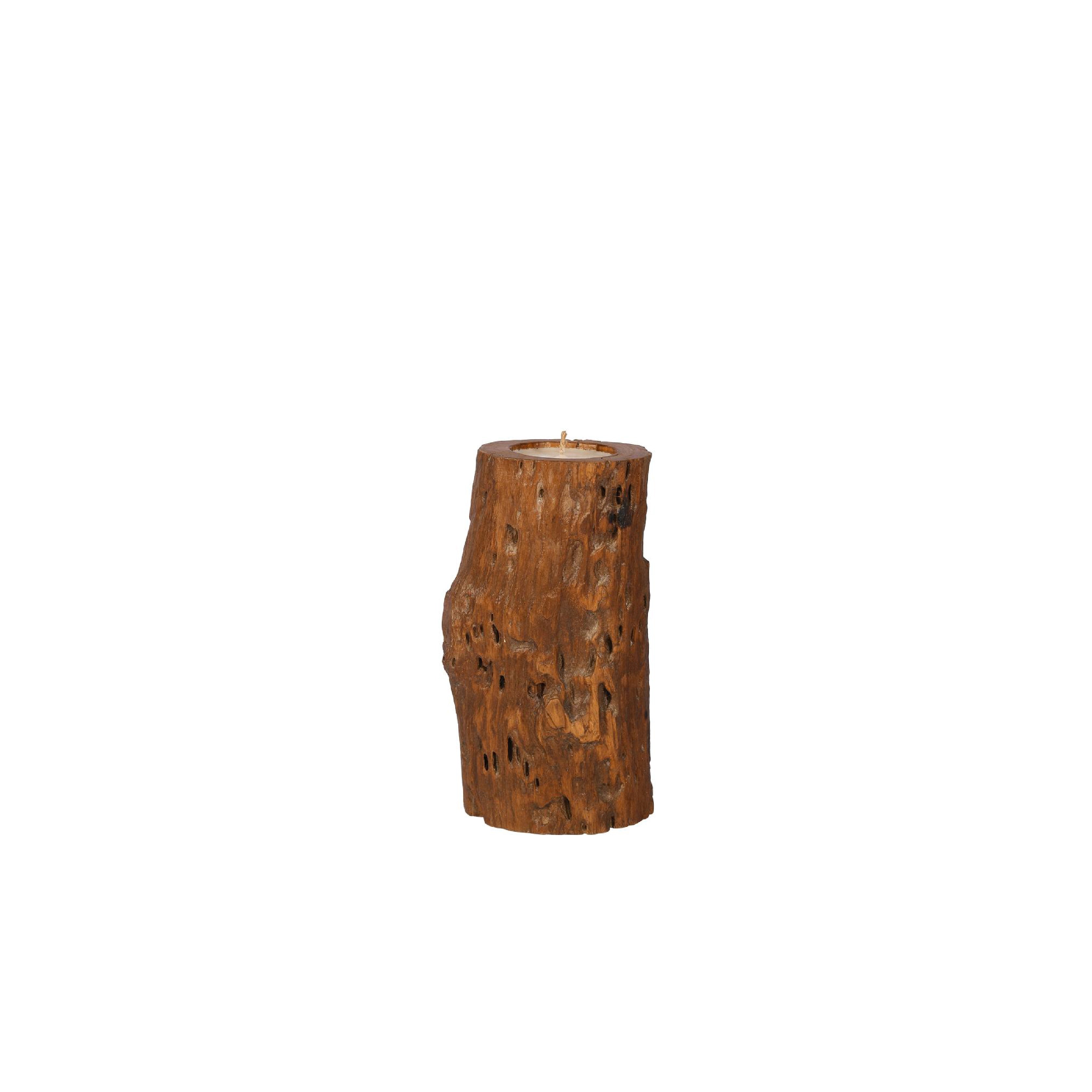 Candle Rustic Wood