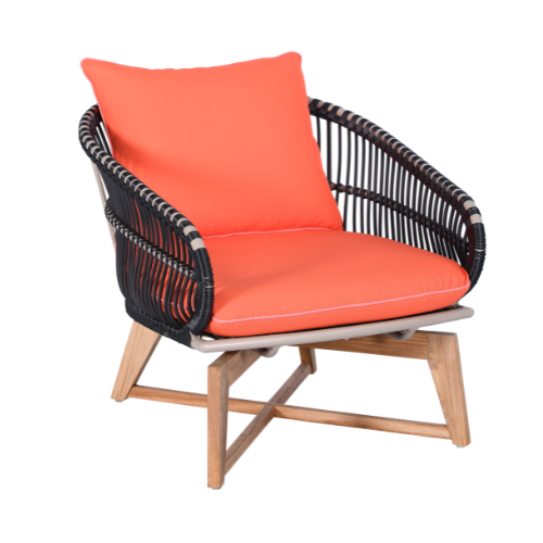Armony Lounge Chair Wood Leg