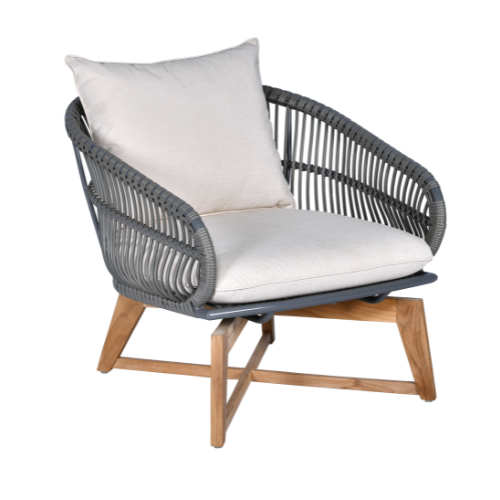 Armony Lounge Chair Wood Leg