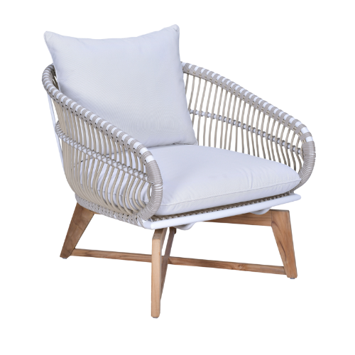 Armony Lounge Chair Wood Leg