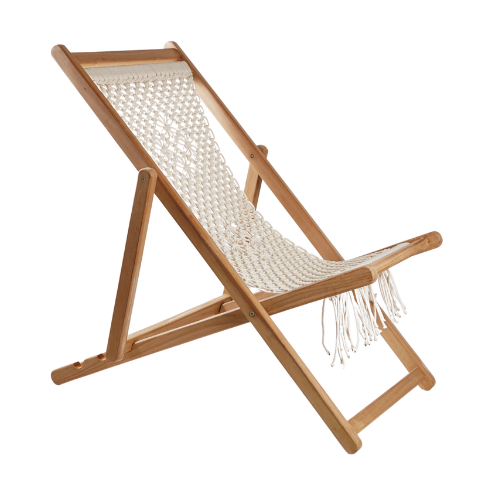 Fes Deck Chair Macrame Weaving