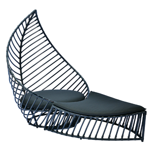 Foglia Lounge Chair & Stool