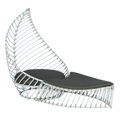 Foglia Lounge Chair & Stool