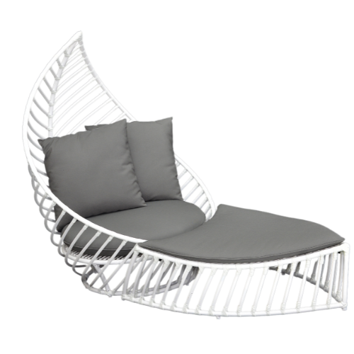 Foglia Lounge Chair & Stool