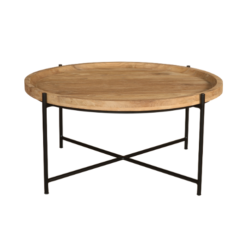 Island Round Coffee Table Cross 100