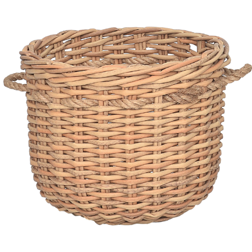 Pot Basket With Fiber Rope L