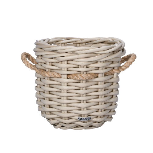 Pot Basket With Fiber Rope S