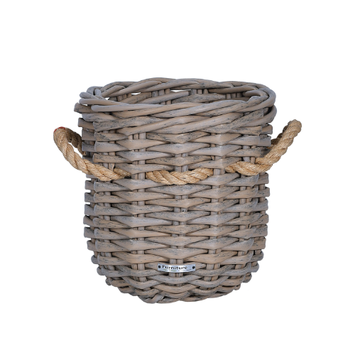 Pot Basket With Fiber Rope S