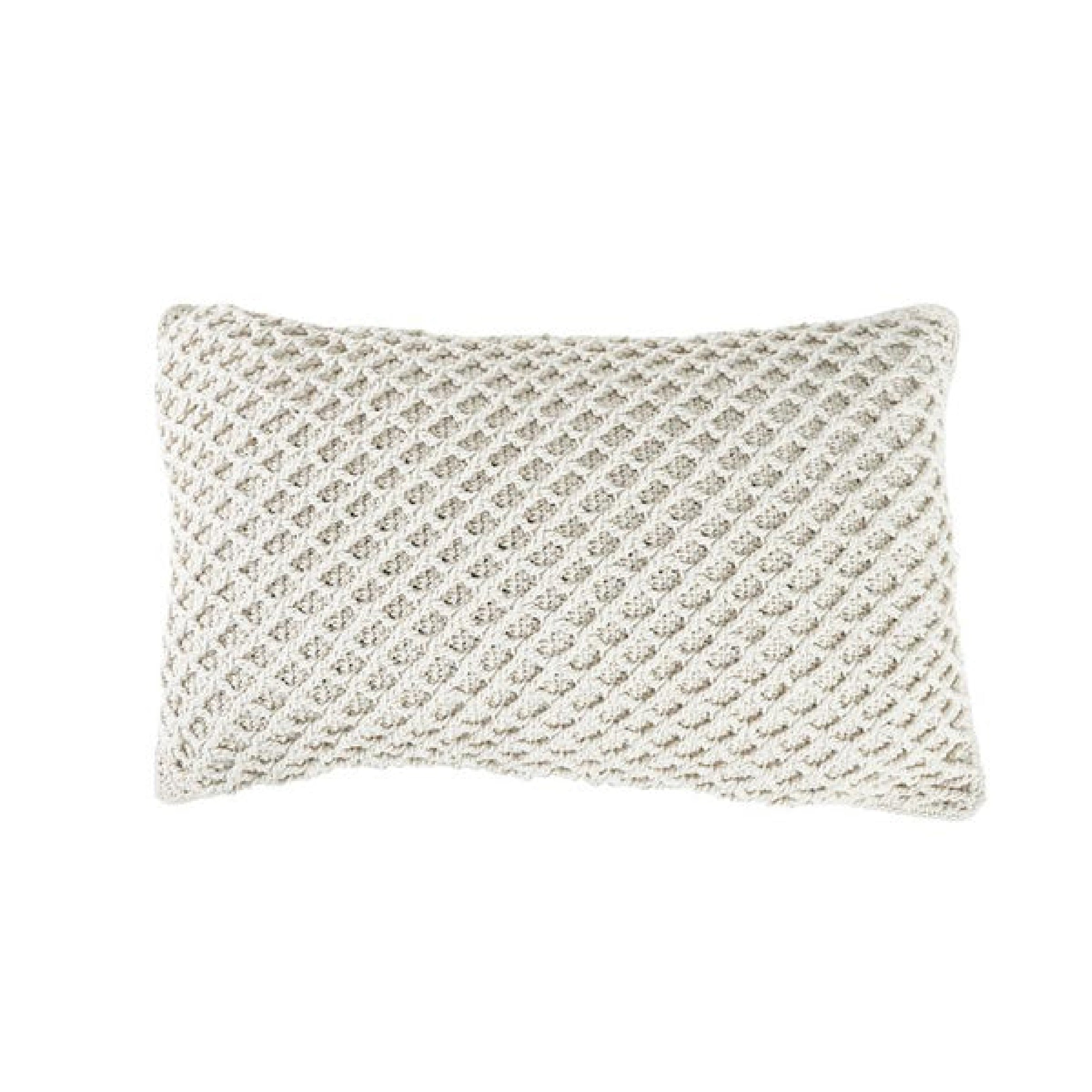 Crochet Pillow | Diamond Pattern