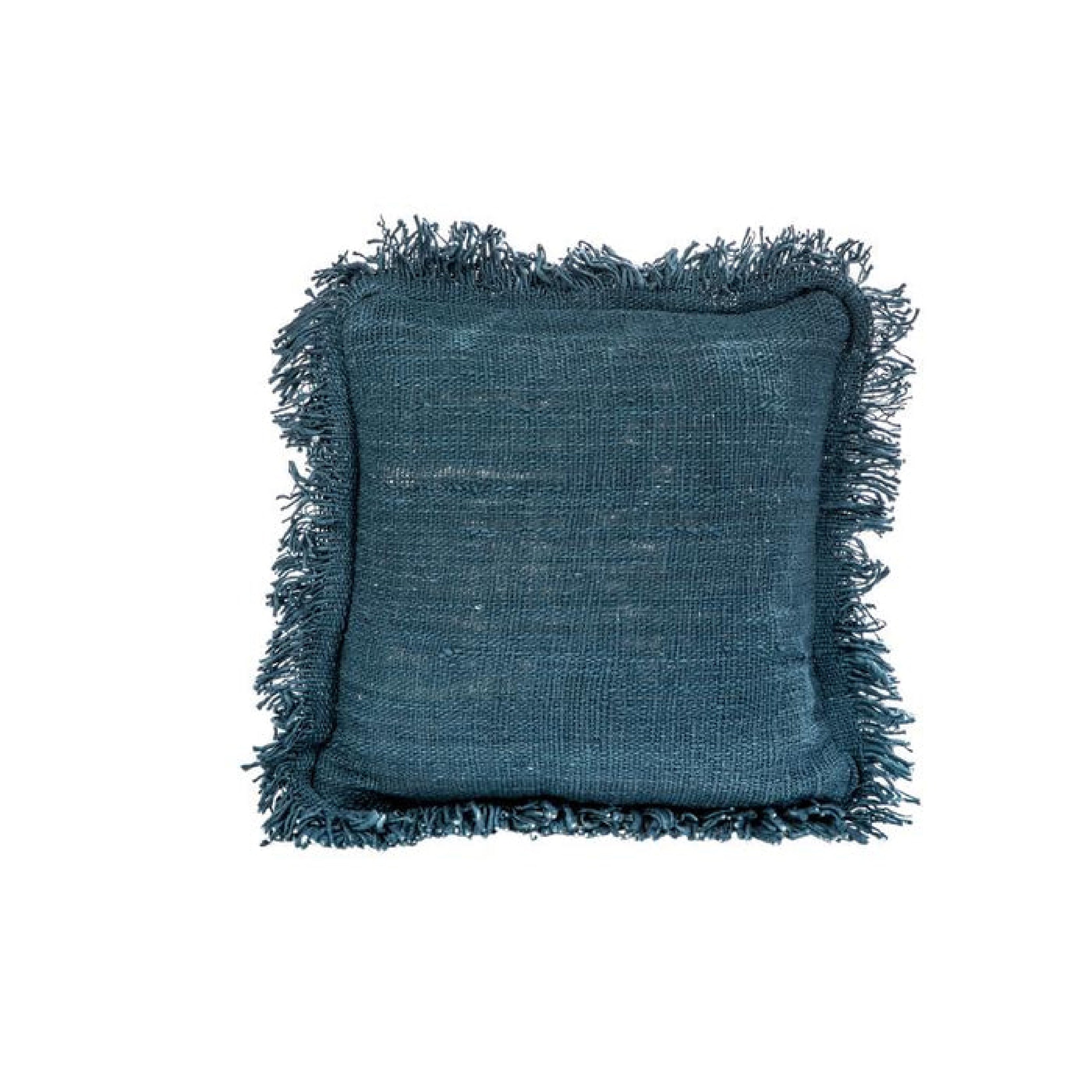 Rustic Cushion With Fringing