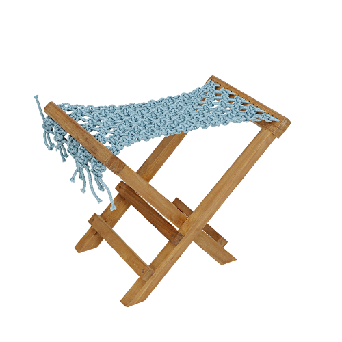 Fes Folding Stool Macrame Weaving