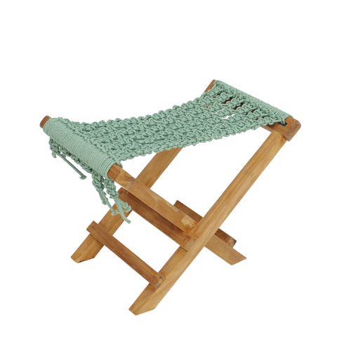 Fes Folding Stool Macrame Weaving