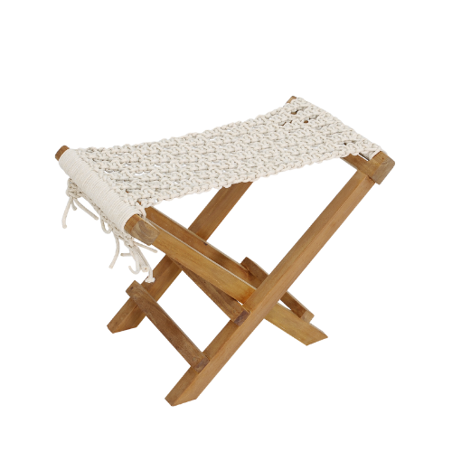 Fes Folding Stool Macrame Weaving