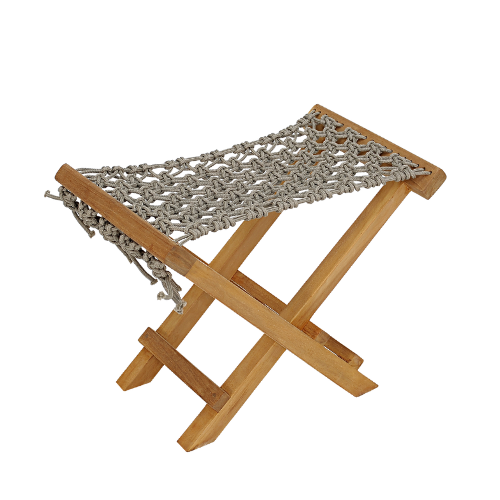 Fes Folding Stool Macrame Weaving