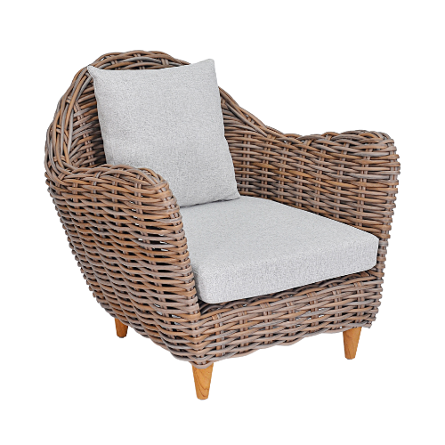 Zoya Lounge Chair-Full Weaving
