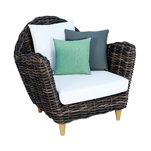 Zoya Lounge Chair-Full Weaving